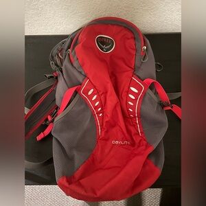 Red Osprey Hydration Backpack